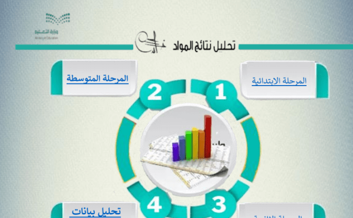 ملفات تحليل نتائج الطلاب لجميع المراحل الدراسية من نظام نور مع وصف الطريقة