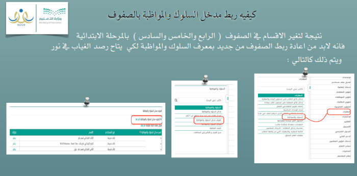 ربط المنهج بالسلوك والمشاركة 